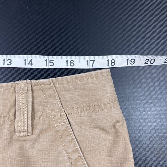 LL Bean Allagash Cargo Ripstop Shorts Mens Size 35 Tan  Hiking Outdoors #503740 - Picture 7 of 11